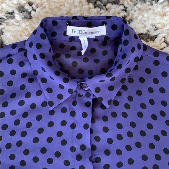 BCBG Generation Sheer Blouse - Picture 6 of 8